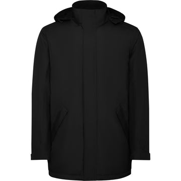 ROLY AMERICA Men's parka in black - promotional clothing printed with your company logo