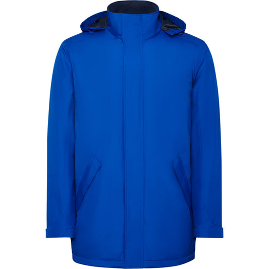 ROLY AMERICA Men's parka in royal blue - promotional clothing printed with your company logo