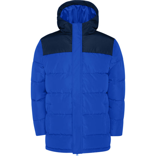 ROLY TALLIN Men's parka in royal blue/navy blue - promotional clothing printed with your company logo