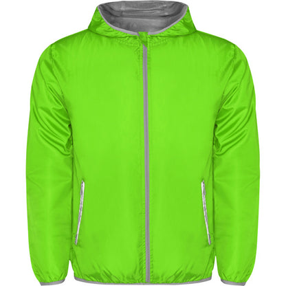 ROLY ANGELO Unisex windbreaker in fluor green - promotional clothing printed with your company logo