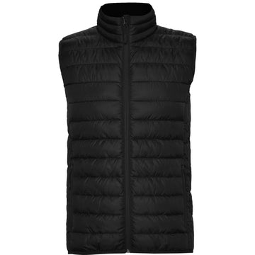 ROLY OSLO Men's padded vest in black - promotional clothing printed with your company logo