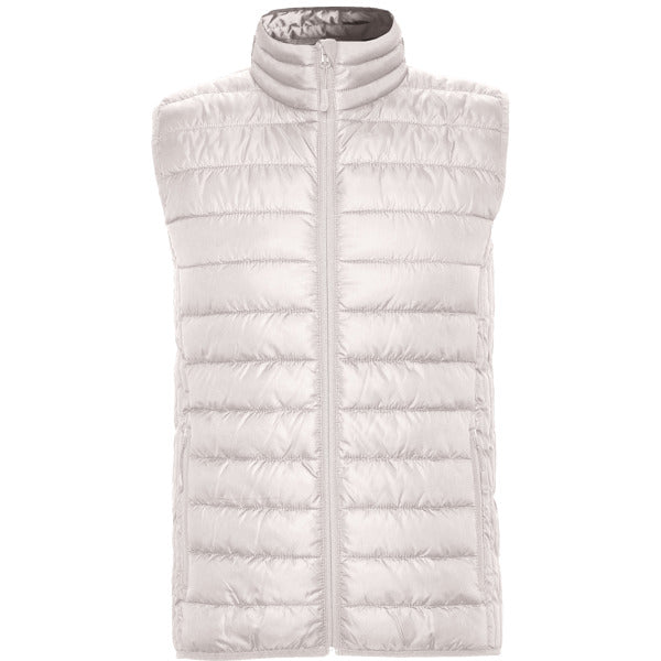 ROLY OSLO Men's padded vest in vintage white - promotional clothing printed with your company logo