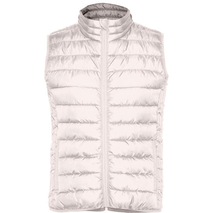 ROLY OSLO WOMAN Women's padded vest in vintage white - promotional clothing printed with your company logo