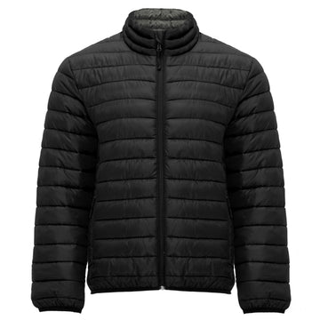 ROLY FINLAND Men's padded jacket in black - promotional clothing printed with your company logo