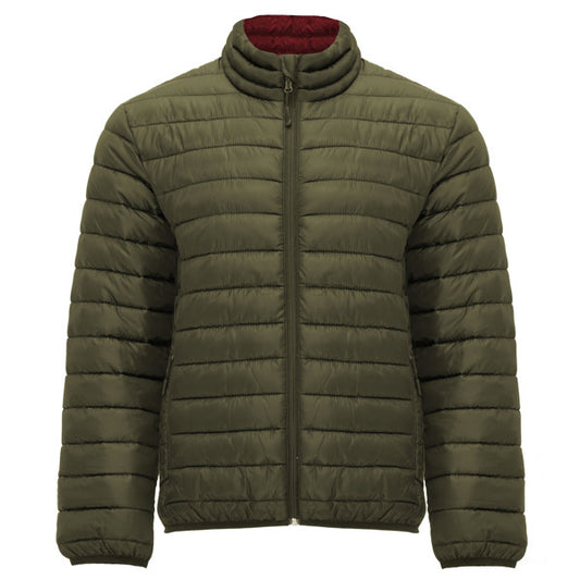 ROLY FINLAND Men's padded jacket in army green - promotional clothing printed with your company logo