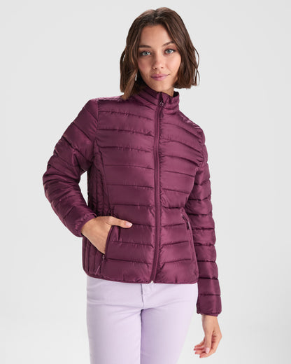 ROLY FINLAND WOMAN Women's padded jacket in black - promotional clothing printed with your company logo