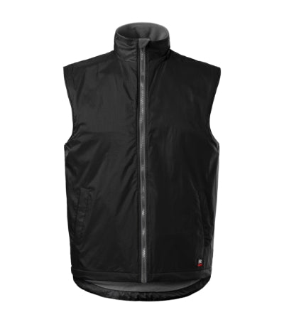 RIMECK BODY WARMER Unisex vest in black - promotional clothing printed with your company logo