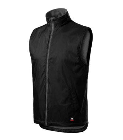 RIMECK BODY WARMER Unisex vest in black - promotional clothing printed with your company logo