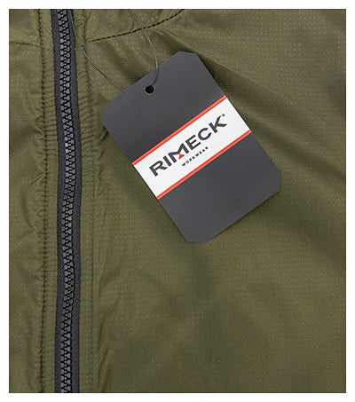 RIMECK BODY WARMER Unisex vest in military - promotional clothing printed with your company logo