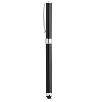 TOUCH promotional pen in black with custom logo branding