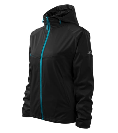 MALFINI COOL Women's softshell jacket in black - promotional clothing printed with your company logo