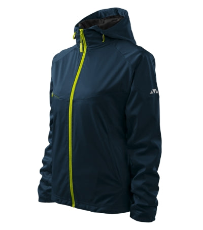 MALFINI COOL Women's softshell jacket in navy blue - promotional clothing printed with your company logo