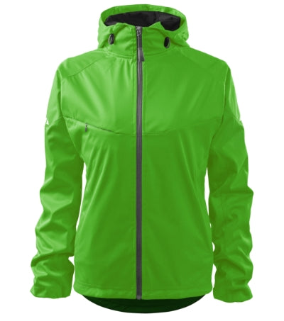 MALFINI COOL Women's softshell jacket in apple green - promotional clothing printed with your company logo