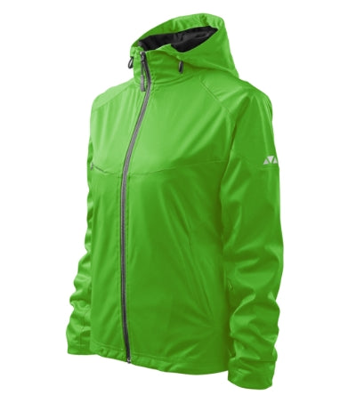 MALFINI COOL Women's softshell jacket in apple green - promotional clothing printed with your company logo