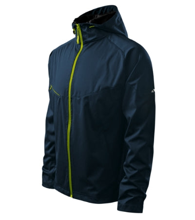 MALFINI COOL Men's softshell jacket in navy blue - promotional clothing printed with your company logo