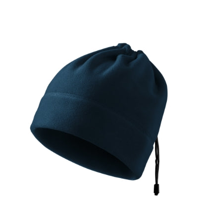 MALFINI PRACTIC Unisex fleece hat in navy blue - promotional clothing printed with your company logo