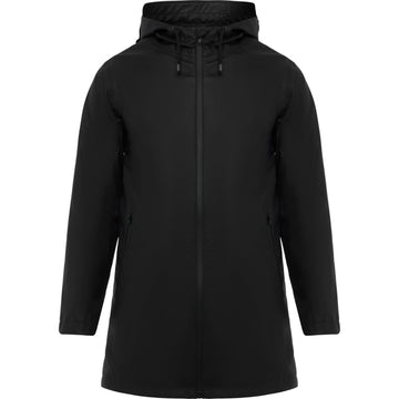 ROLY SITKA Unisex raincoat in black - promotional clothing printed with your company logo