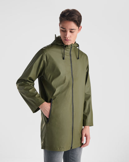 ROLY SITKA Unisex raincoat in black - promotional clothing printed with your company logo