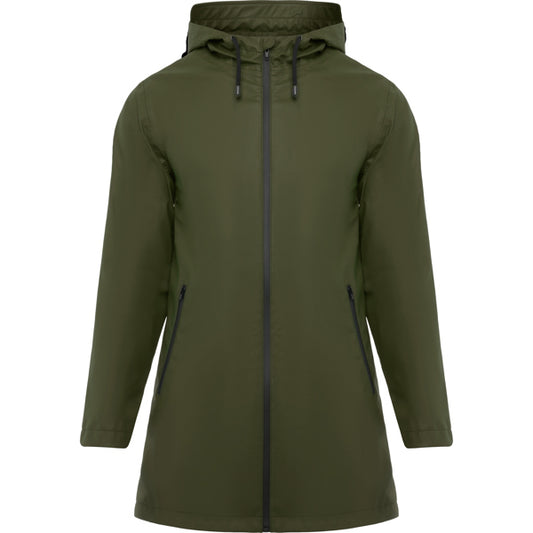 ROLY SITKA WOMAN Women's raincoat in dark army green - promotional clothing printed with your company logo