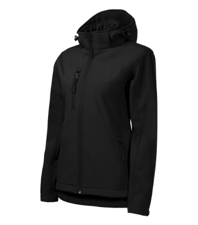 MALFINI PERFORMANCE Women's softshell jacket in black - promotional clothing printed with your company logo