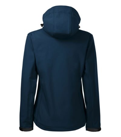 MALFINI PERFORMANCE Women's softshell jacket in navy blue - promotional clothing printed with your company logo