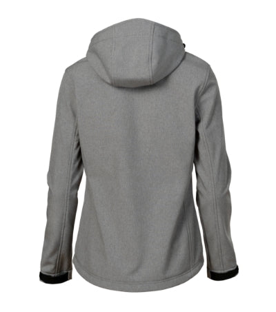 MALFINI PERFORMANCE Women's softshell jacket in dark gray melange - promotional clothing printed with your company logo