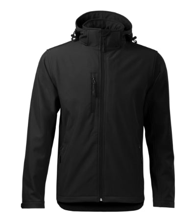 MALFINI PERFORMANCE Men's softshell jacket in black - promotional clothing printed with your company logo
