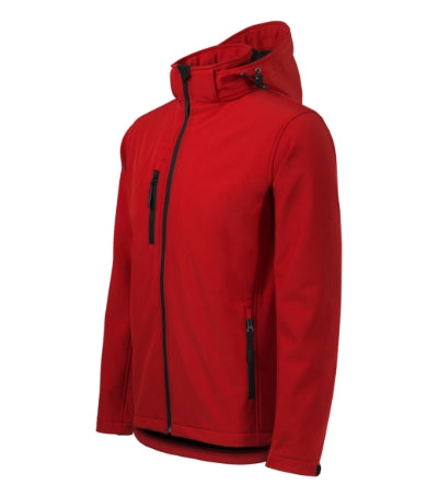 MALFINI PERFORMANCE Men's softshell jacket in red - promotional clothing printed with your company logo