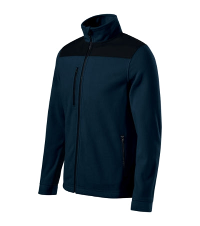 RIMECK EFFECT Unisex fleece in navy blue - promotional clothing printed with your company logo