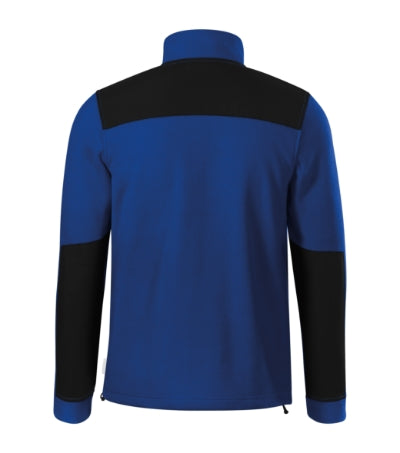 RIMECK EFFECT Unisex fleece in royal blue, brand label - promotional clothing printed with your company logo