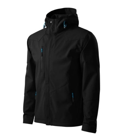 MALFINI NANO Men's softshell jacket in black - promotional clothing printed with your company logo