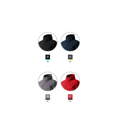 MALFINI NANO Men's softshell jacket in navy blue - promotional clothing printed with your company logo