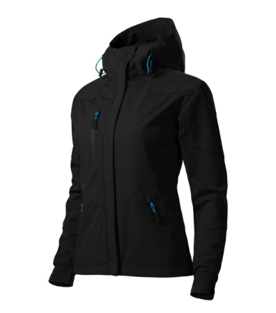 MALFINI NANO Women's softshell jacket in black - promotional clothing printed with your company logo