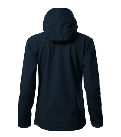MALFINI NANO Women's softshell jacket in navy blue - promotional clothing printed with your company logo