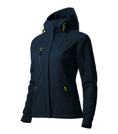 MALFINI NANO Women's softshell jacket in navy blue - promotional clothing printed with your company logo