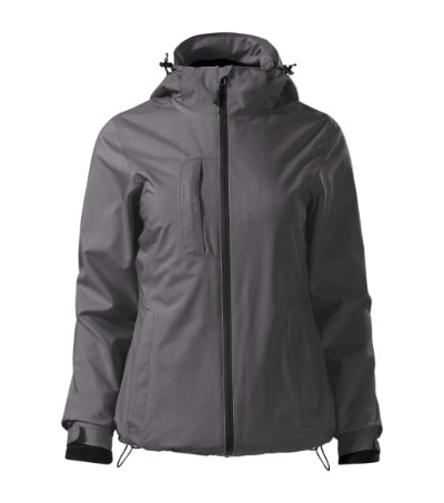 MALFINI PACIFIC 3 IN 1 Women's jacket in steel gray - promotional clothing printed with your company logo