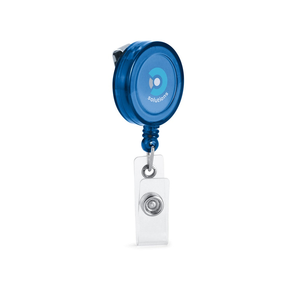 YEATS promotional event giveaway in blue with custom logo branding
