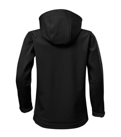 MALFINI PERFORMANCE Kids' softshell jacket in black - promotional clothing printed with your company logo