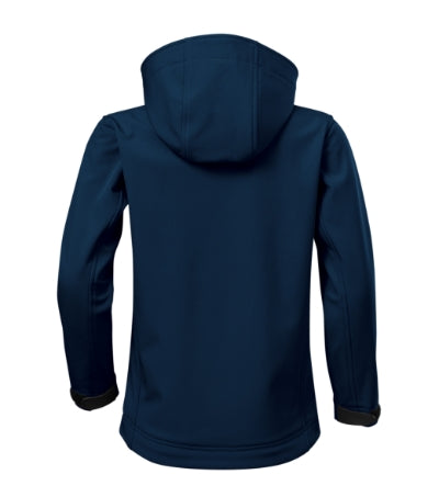 MALFINI PERFORMANCE Kids' softshell jacket in navy blue - promotional clothing printed with your company logo