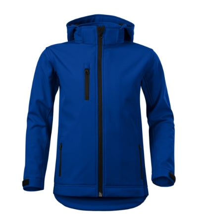 MALFINI PERFORMANCE Kids' softshell jacket in royal blue - promotional clothing printed with your company logo
