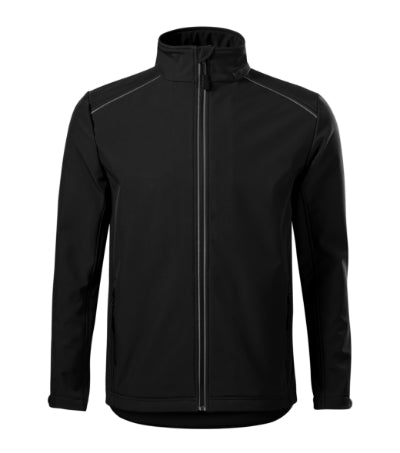 MALFINI VALLEY Men's softshell jacket in black - promotional clothing printed with your company logo