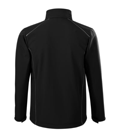 MALFINI VALLEY Men's softshell jacket in black - promotional clothing printed with your company logo