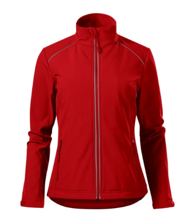 MALFINI VALLEY Women's softshell jacket in red - promotional clothing printed with your company logo