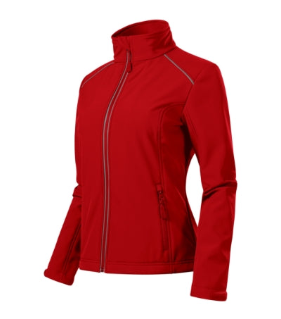 MALFINI VALLEY Women's softshell jacket in red - promotional clothing printed with your company logo
