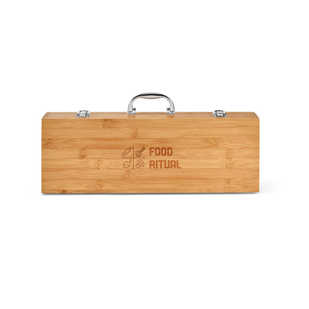 KABSA promotional picnic item in natural with custom logo branding