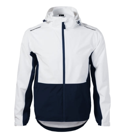 MALFINI RAINBOW Men's jacket in white - promotional clothing printed with your company logo