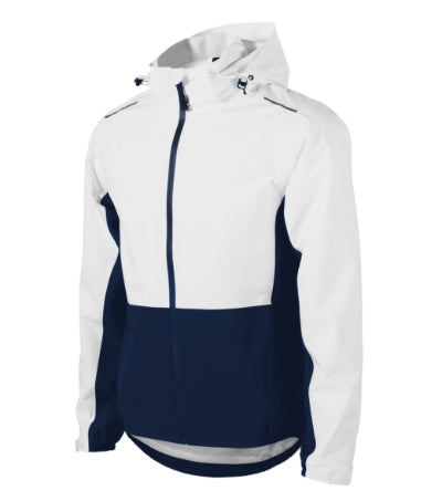 MALFINI RAINBOW Men's jacket in white - promotional clothing printed with your company logo
