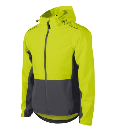 MALFINI RAINBOW Men's jacket in neon yellow - promotional clothing printed with your company logo