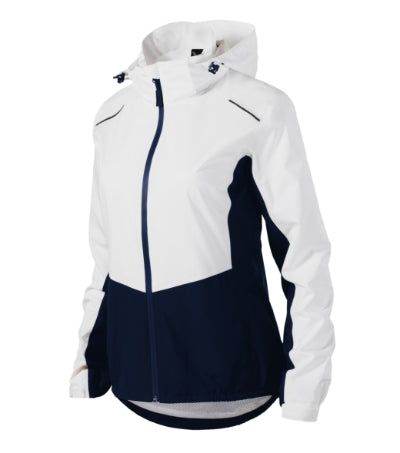 MALFINI RAINBOW Women's jacket in white - promotional clothing printed with your company logo