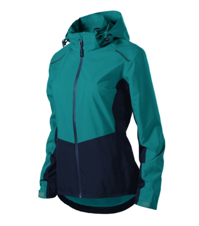 MALFINI RAINBOW Women's jacket in emerald - promotional clothing printed with your company logo